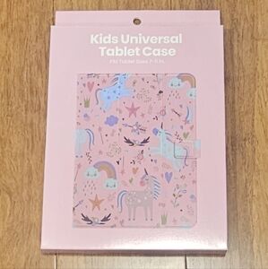 Kids Girls Unicorn Universal Tablet Case Fits Tablet Sizes 7-11 Inches NIB